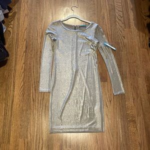 Silver Alice + Olivia Dress